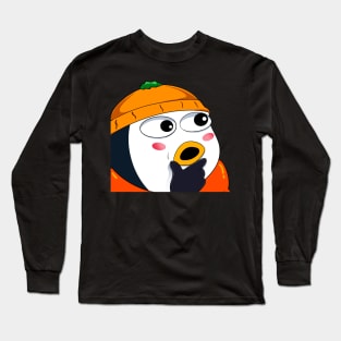 Shocked Penguin Long Sleeve T-Shirt